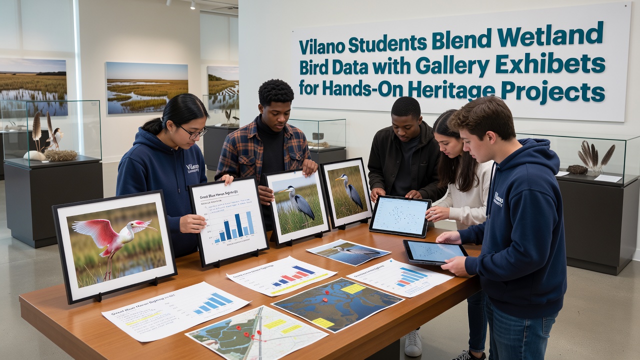 Vilano Students Merge Wetland Bird Monitoring Records with Local Gallery Displays to Create Interactive Heritage Learning Modules